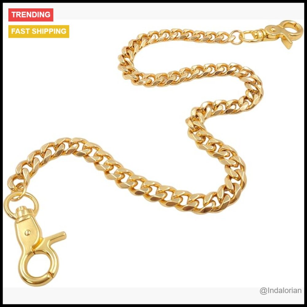 Heavy Duty Metal Wallet Chain Keychain For Pants